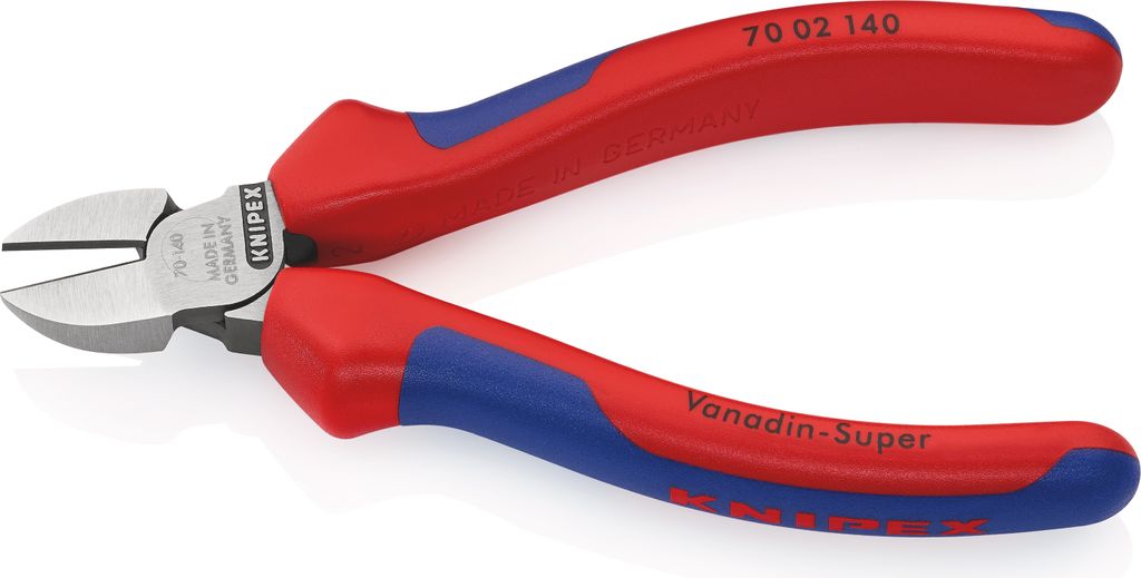 Knipex 70 02 140, Diagonale Zange, Chrom-Vanadium-Stahl, Produktbild 