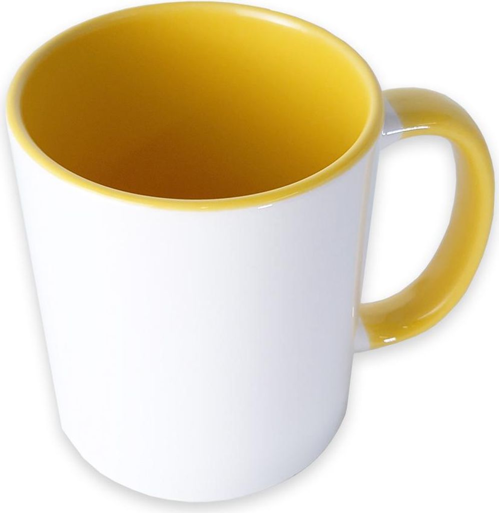 craftcut - Sublimationstasse BICOLOR in LIGHT YELLOW - 11 Produktbild 