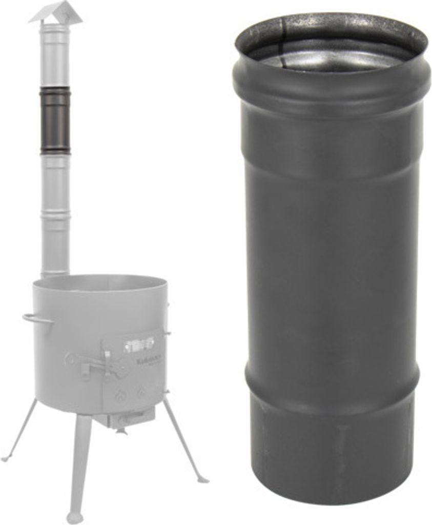 Schornstein-Teil für Utschak mit Schornstein, Ø 11 cm, 30 cm