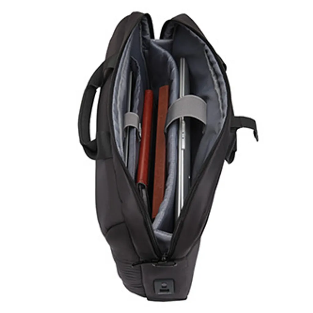 BESTLIFE CPLUS Sacoche Ordinateur Noire avec Compartiments de Rangement Pro