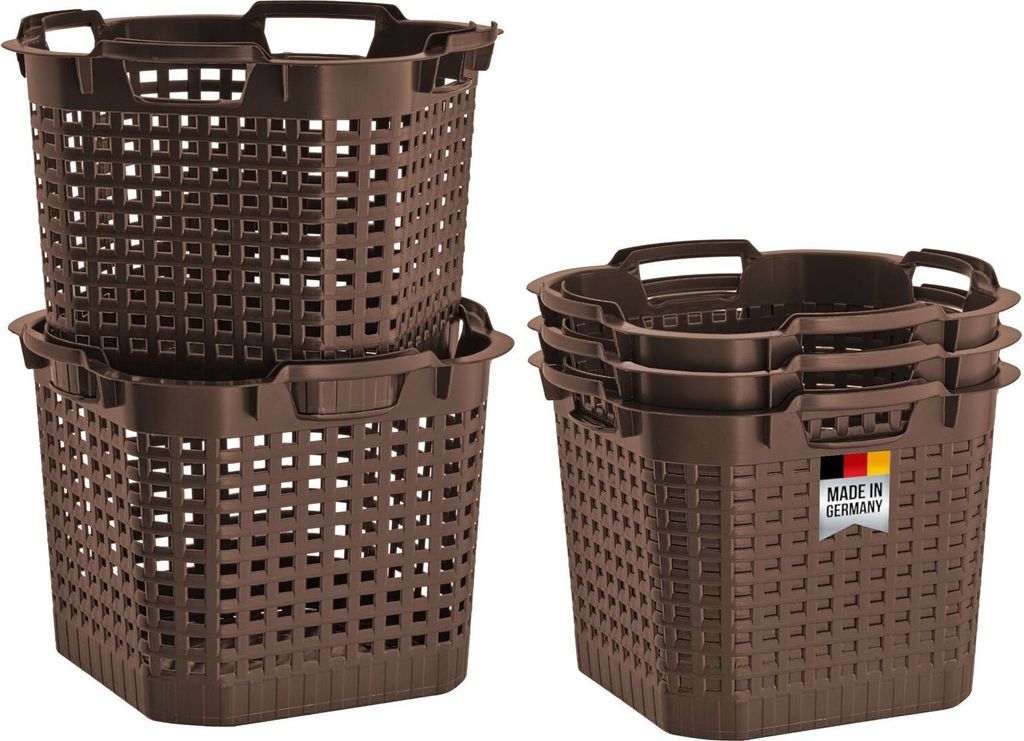 5x Erntekorb Kartoffelkorb Gartenkorb lebensmittelecht, 25L Produktbild 