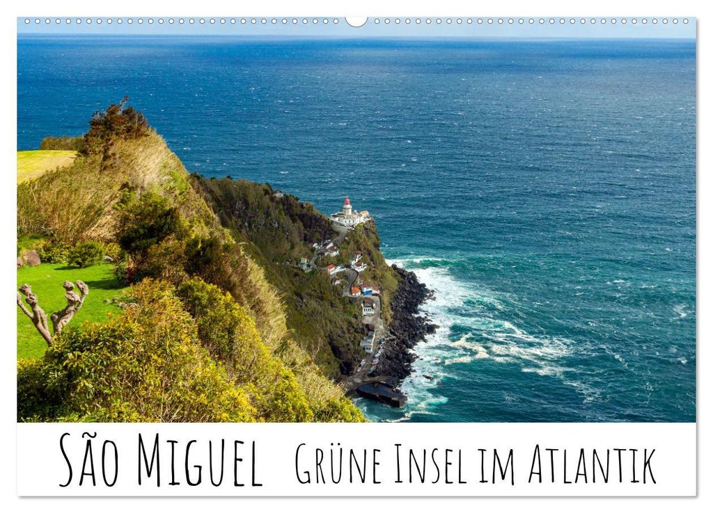 São Miguel - Grüne Insel im Atlantik (Wandkalender 2027 DIN A2 quer), CALVENDO Monatskalender