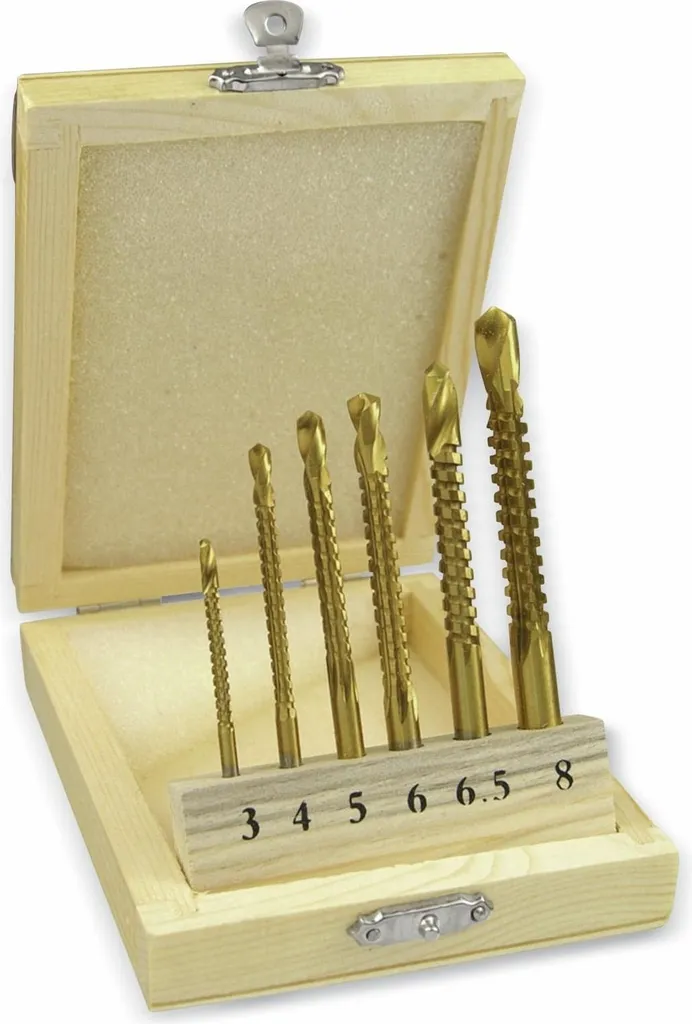 Kit Frese DAYTOOLS 6 Pezzi HSS Titanio - Alta Velocità e Durata