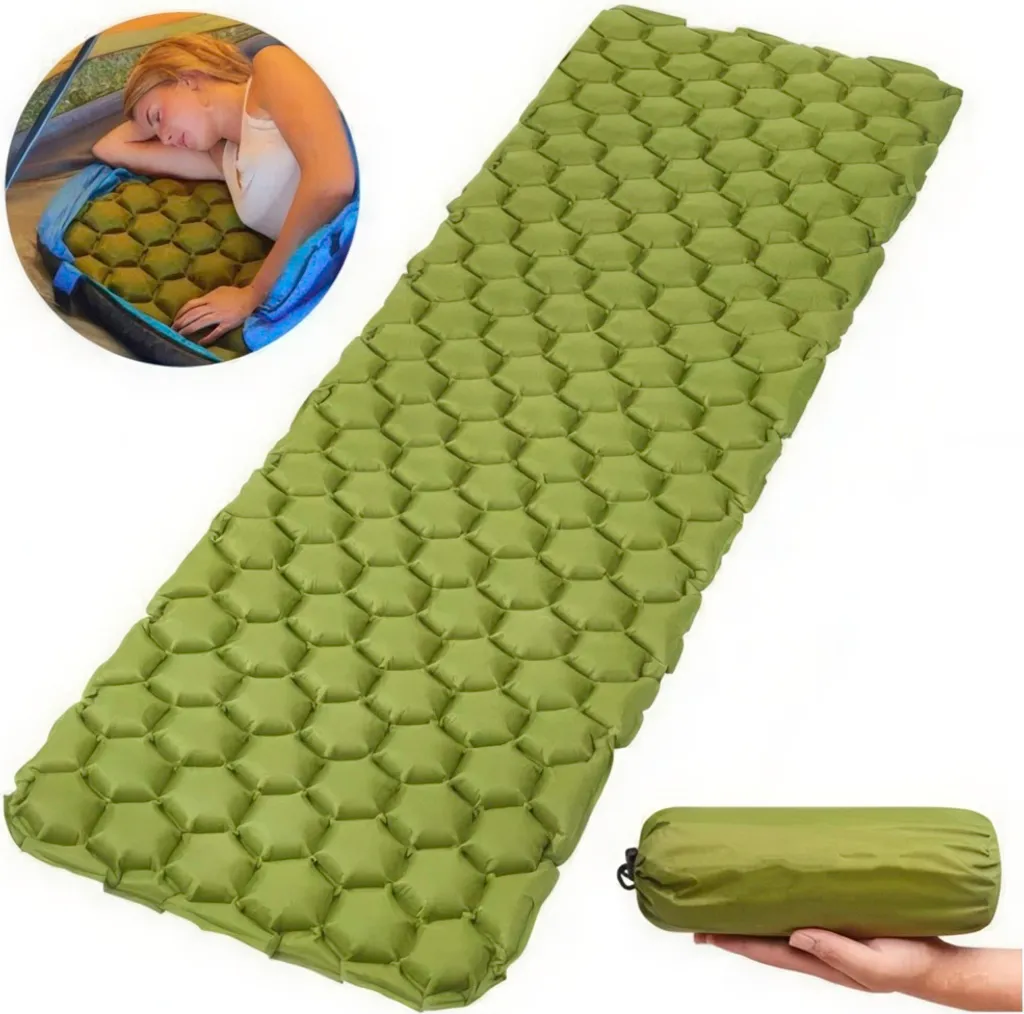 Matelas gonflable camping 180x55x5 cm - Fini le mal de dos en bivouac