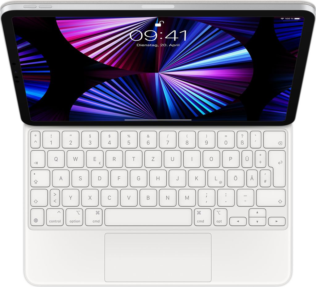 Apple Magic Keyboard, KeyboardDock do iPada Pro 11", weiß, Zdjęcie produktu