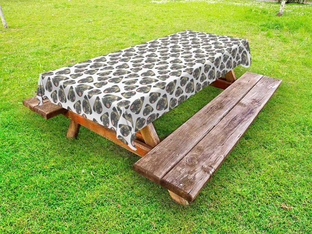 Tovaglia Lavabile 145x265 cm Mops ABAKUHAUS Grigio Antracite