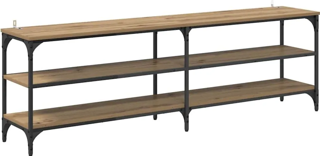 Mobile Porta TV Industrial 160cm vidaXL - Rovere Artisan e Metallo