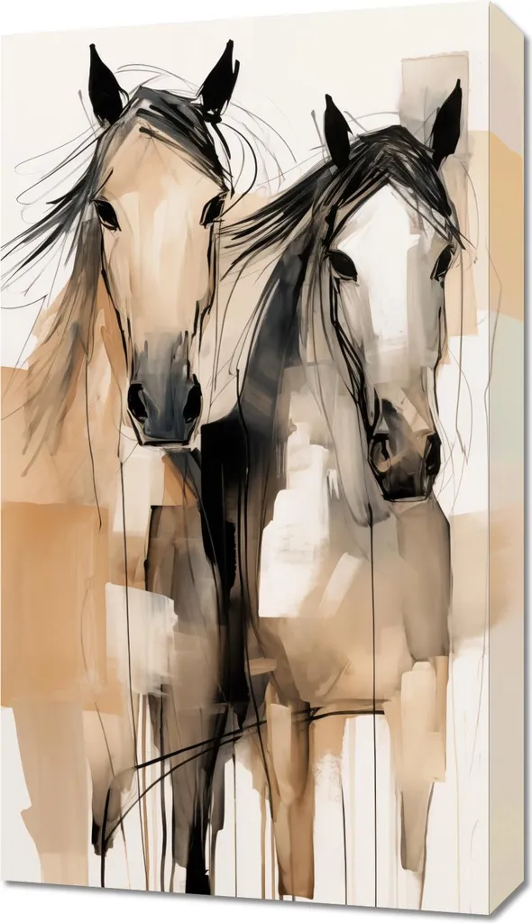 Quadro 40x70 cm Anime in libertà