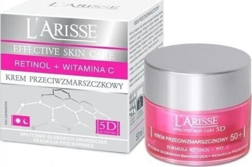 AVA L'arisse 5D Krem przeciwzmarszczkowy 50+, 50 ml