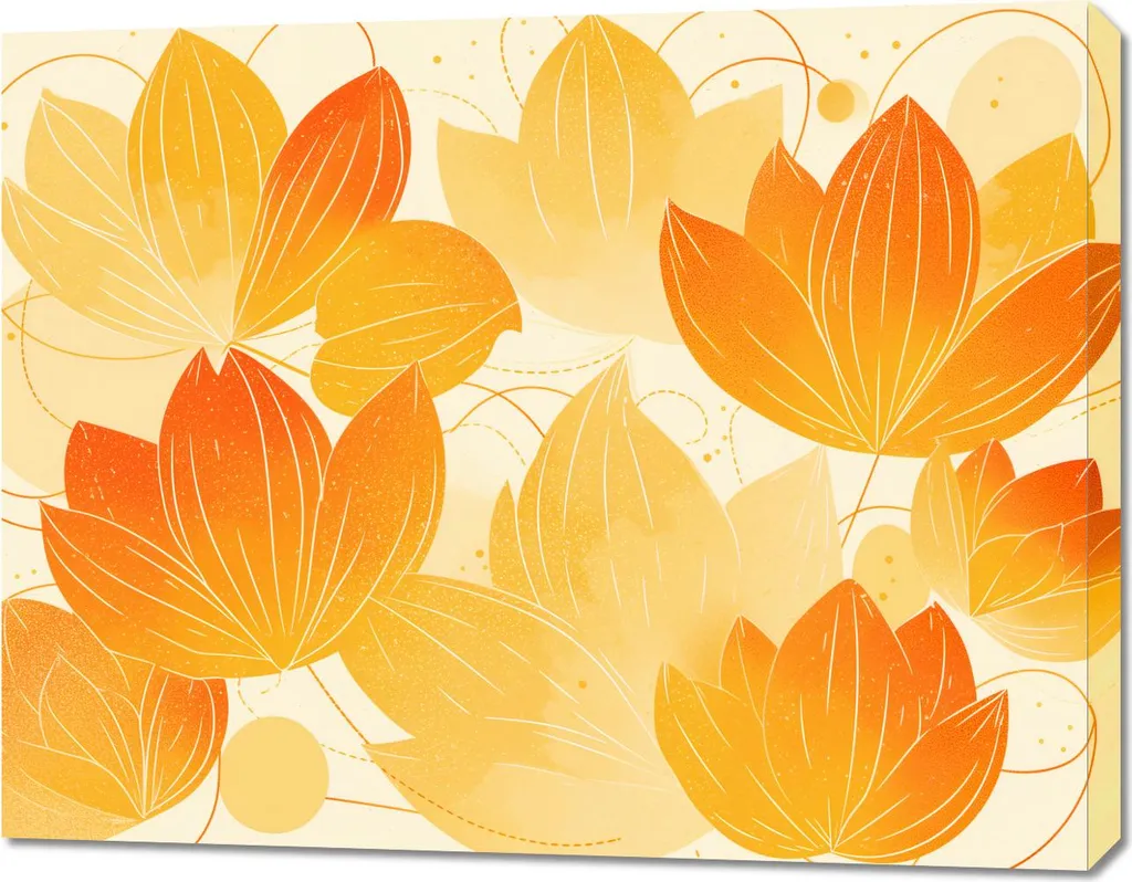 Tableau Image 90 x 70 cm Visualisation automnale - Décoration Murale XXL