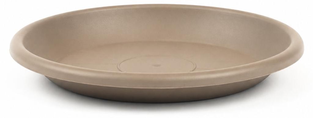 Pflanztopfuntersetzer Mira Taupe Ø 17cm - Frostsicher & Produktbild  KI-generiertes Bild