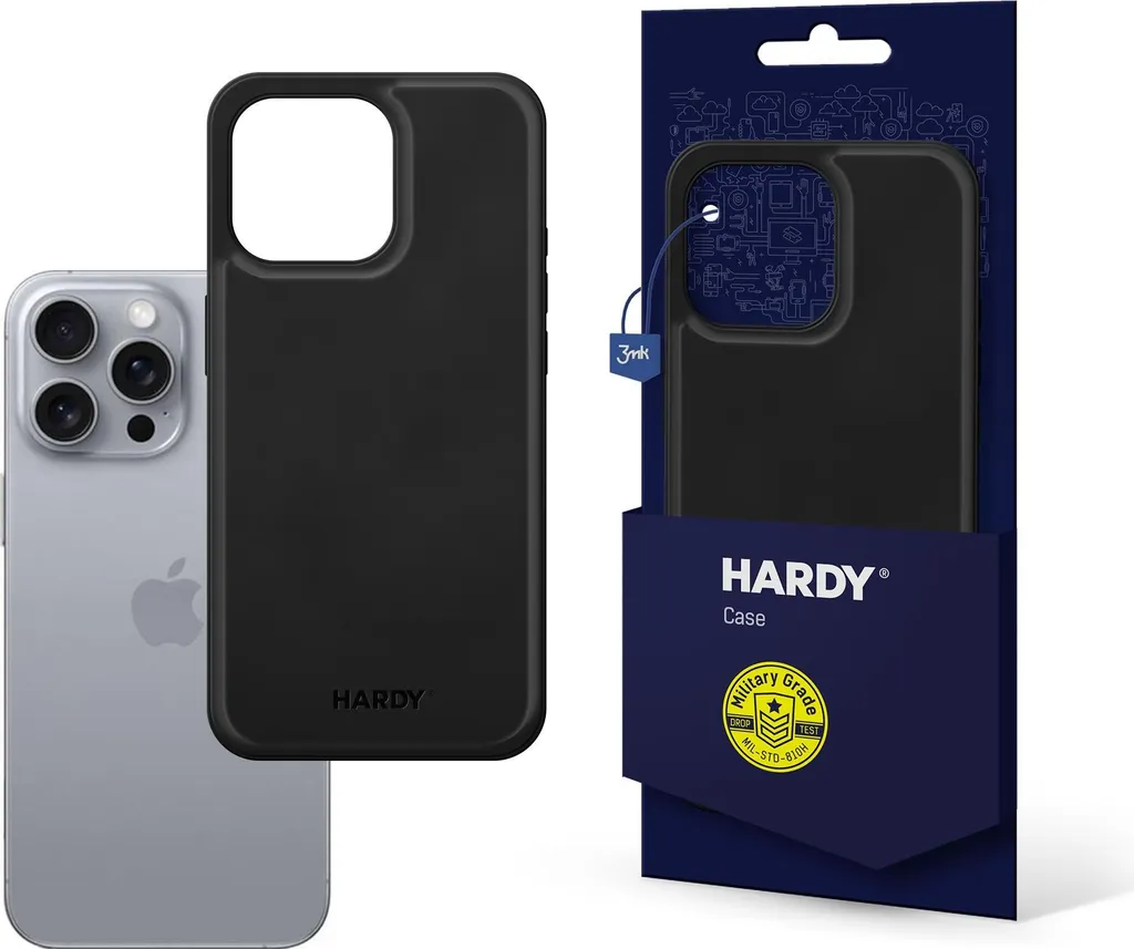 Apple iPhone 16 Pro Custodia 3mk Hardy Silky Leather MagCase - Pelle Premium