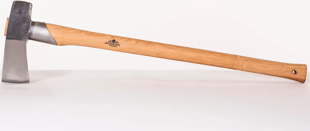 Hache Forestière et Marteau Fendeur Gränsfors 80cm pour Gros Troncs