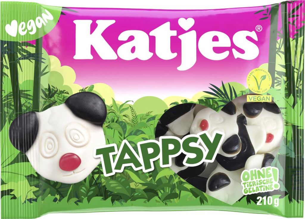 Katjes Tappsy pianki cukrowe z lukrecją i żelkami owocowymi Zdjęcie produktu 