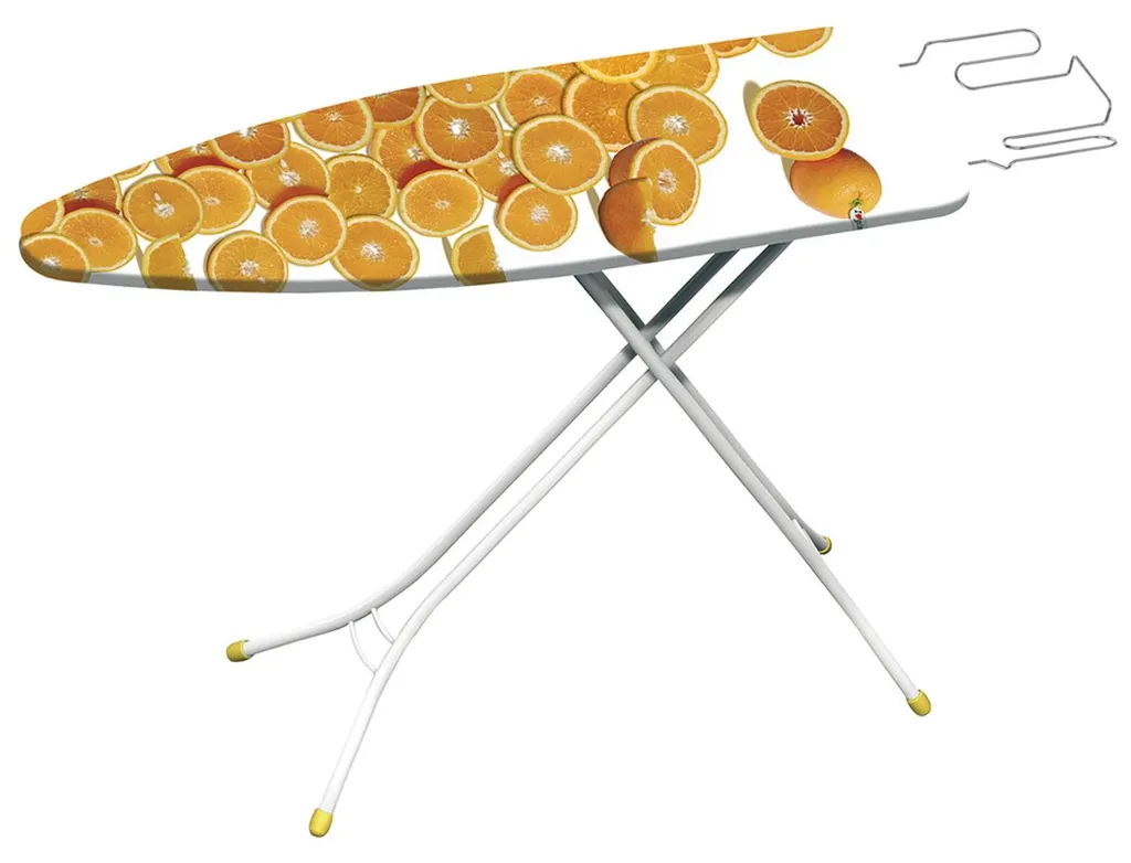 Gimi Junior Table à Repasser en Coton pour Fer à Vapeur Motif Floral