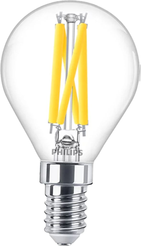 LED E14 Globo 3,4W (40W) Trasparente Dim WarmGlow 470 Immagine del prodotto 