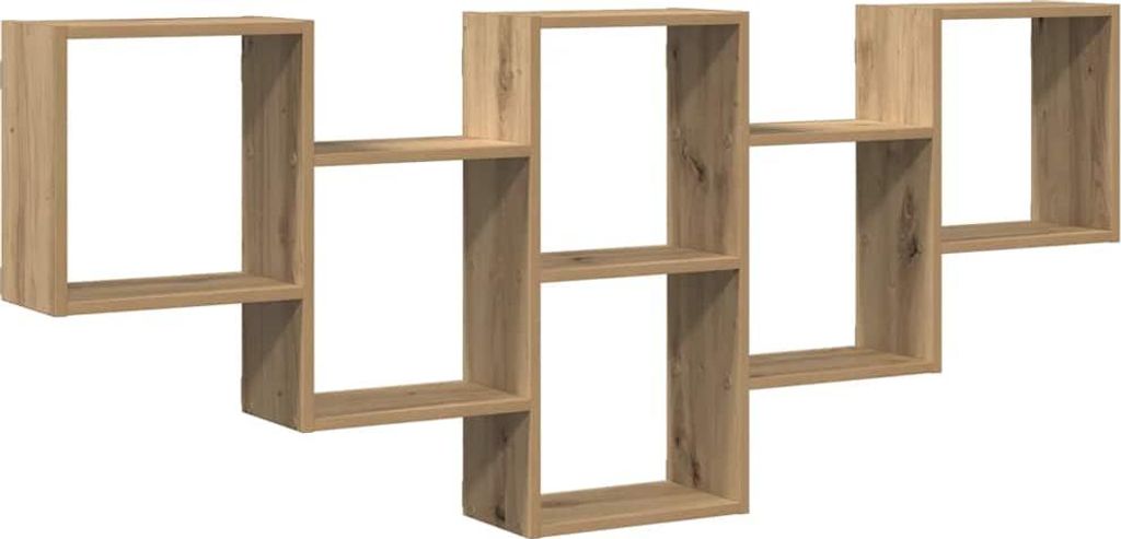 vidaXL Wandregal Artisan-Eiche 159x18x66 cm Holzwerkstoff