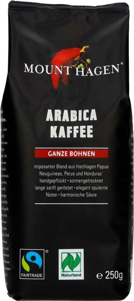 Arabica Kaffee - ganze Bohne 250g Produktbild 