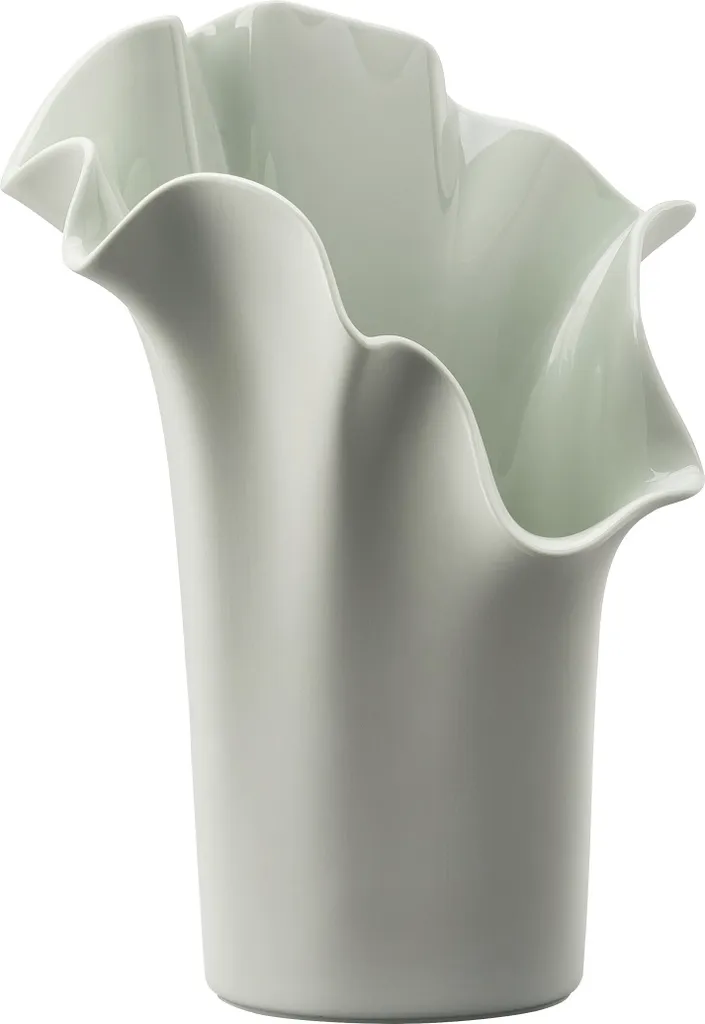 Vase Rosenthal Asym 30 cm Finition Sea Salt en Porcelaine de Luxe