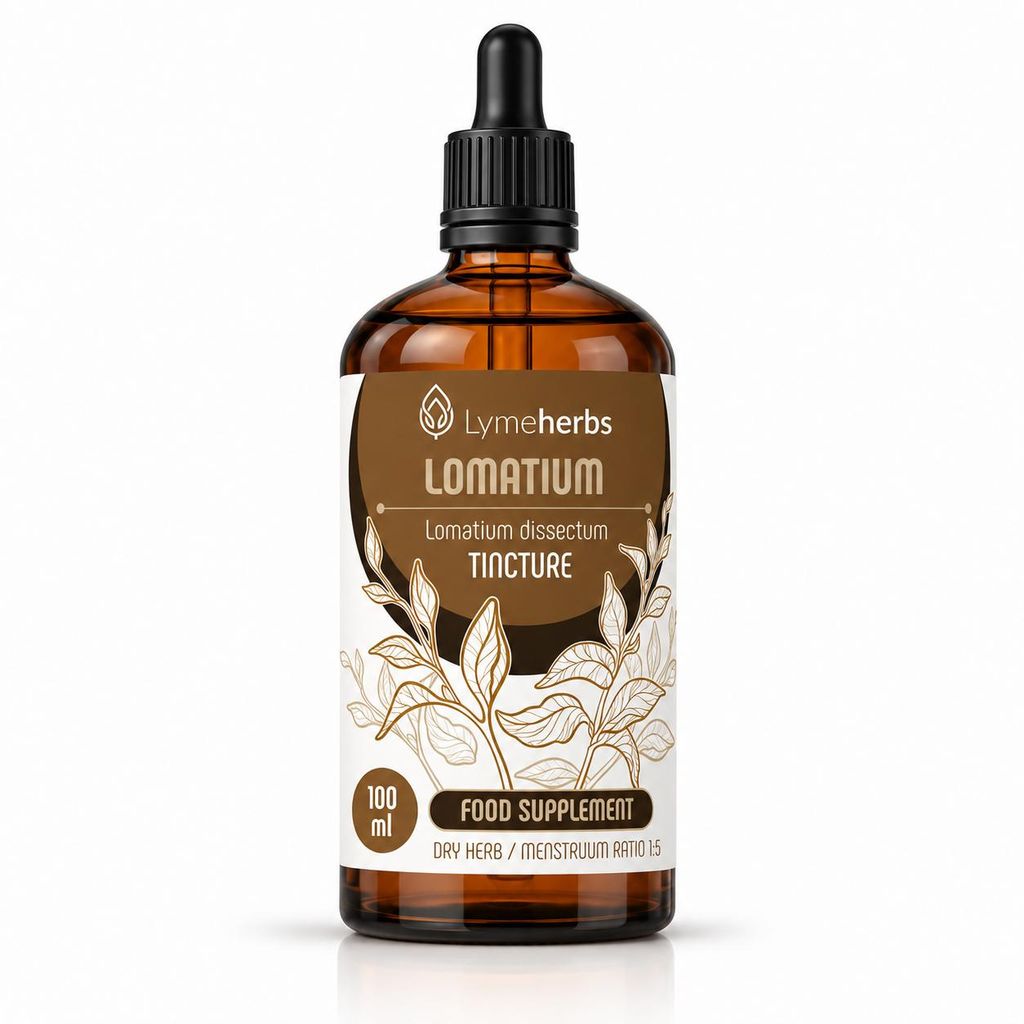 Lomatiumwurzeltinktur 1: 5 (100 ml) Produktbild  KI-generiertes Bild