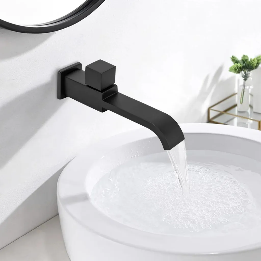 Rubinetto Bagno Acciaio Inox AISI - Valvola Ottone Alta Durata