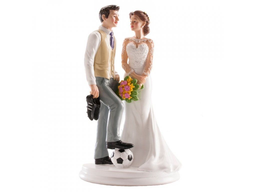Hochzeitstorte Figur Fußballspieler 20cm