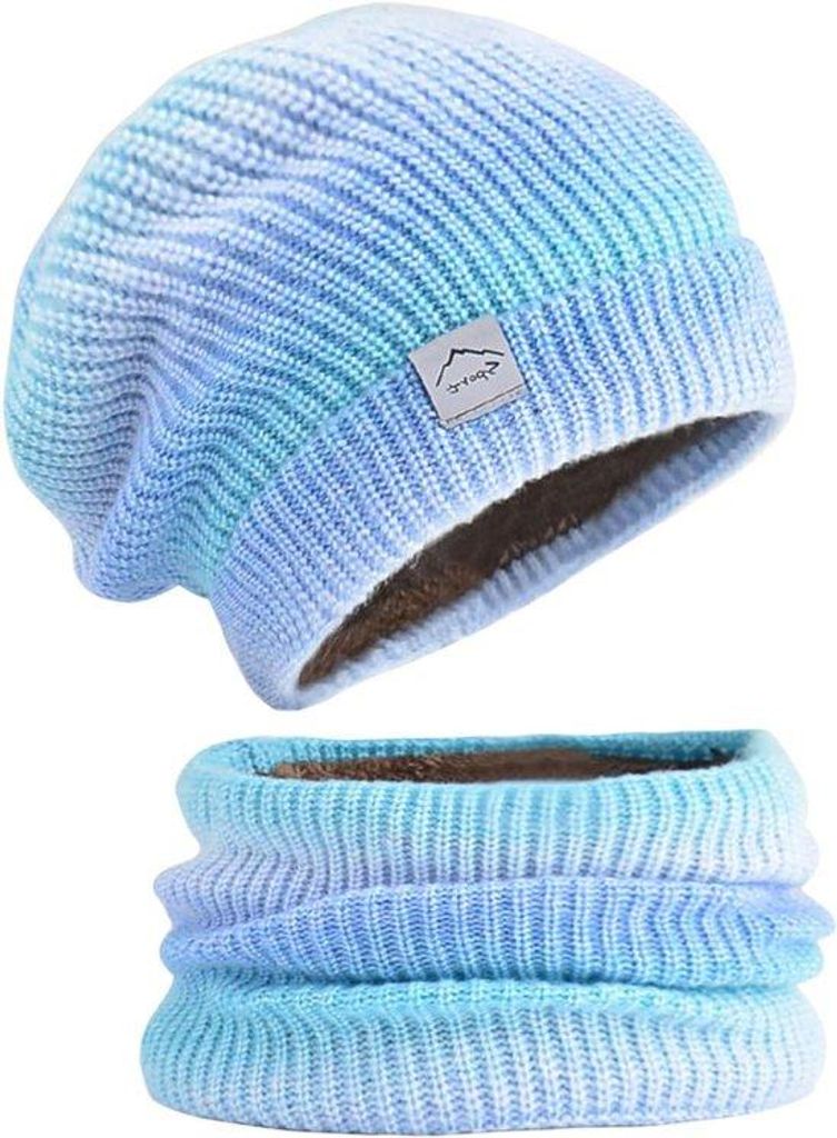Winterset für Damen: Mütze, Schal und Handschuhe - Warm gefüttert und Fleece besetzt - Geschenkthema für Männer und Frauen