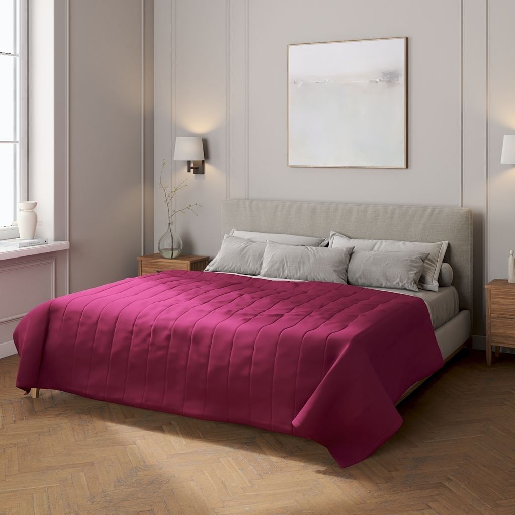 Tagesdecke mit Streifen-Steppung