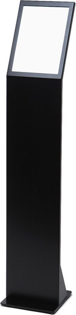 Showdown Informationsständer Slim - Aluminium - RAL 9005 - Schwarz