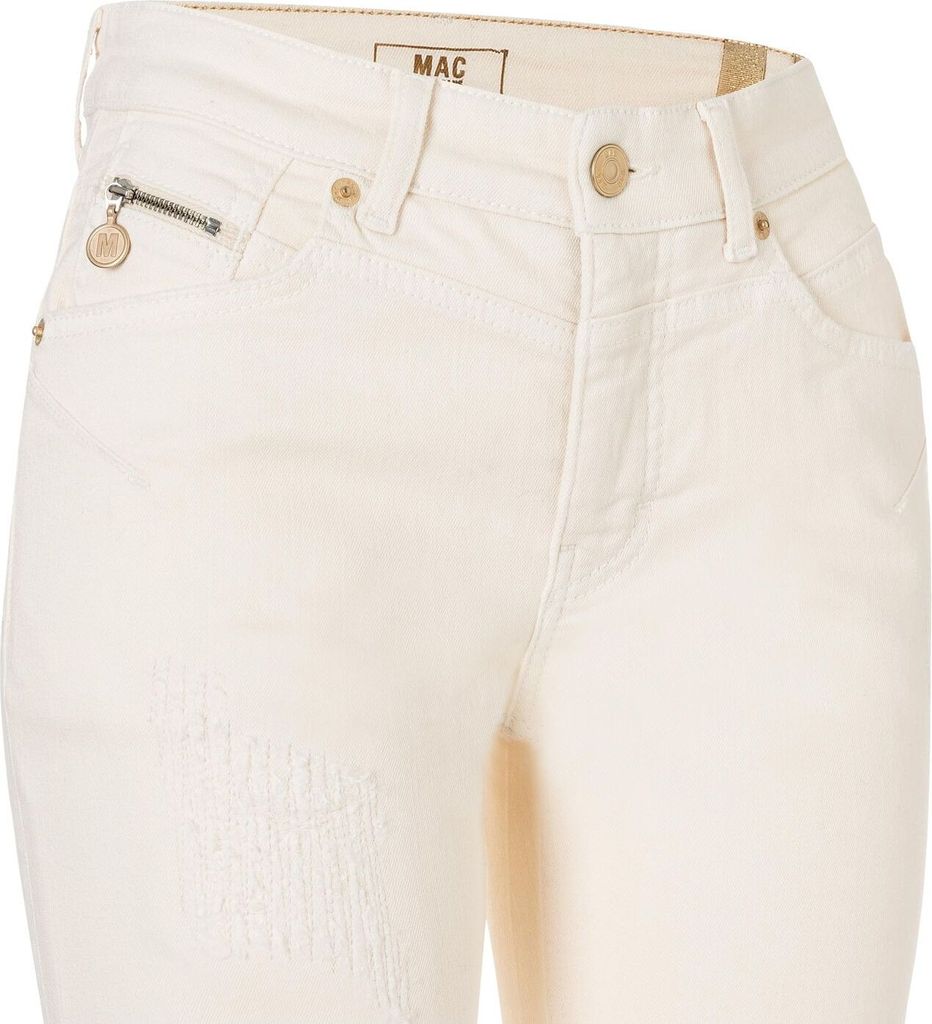MAC Damen Jeans Rich Slim Chic – Leichter Denim Mit Baumwolle Und Tencel, Slim Fit, Normale Leibhöhe