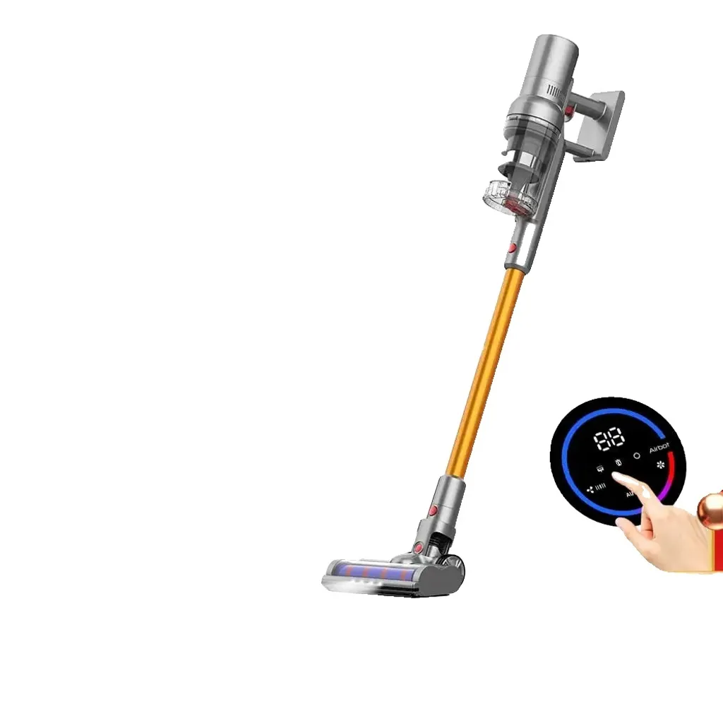Aspirateur sans fil V12 avec manche, capteur intelligent et écran LED