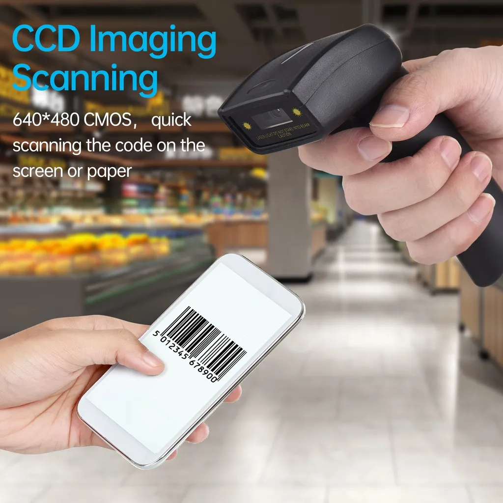 Lecteur de code-barres pour inventaire et logistique - Scanner USB 1D