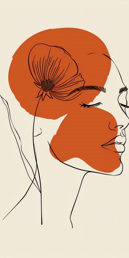 Plakat 50x100cm Wärme der Blume