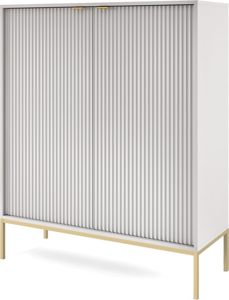Kommode 100 cm Galla - Sideboard 2-türig mit Beinen & Produktbild 