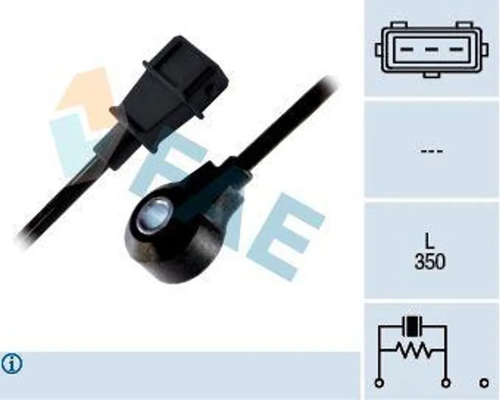 Capteur de cliquetis FAE 60110 OE 1401238 pour BMW Série 3 E36 et Z3