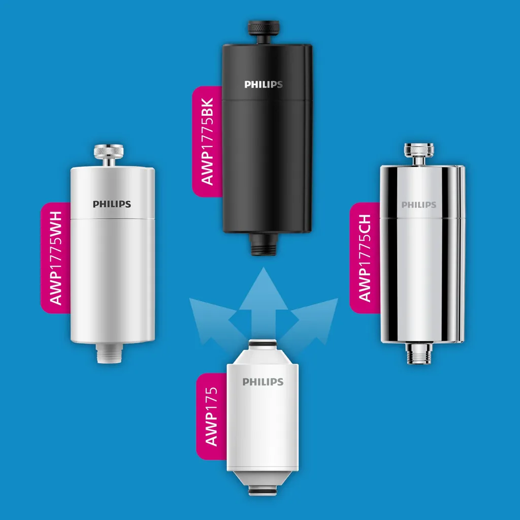 Filtro Acqua Doccia Philips Nero: Benessere Naturale Senza Cloro - 4
