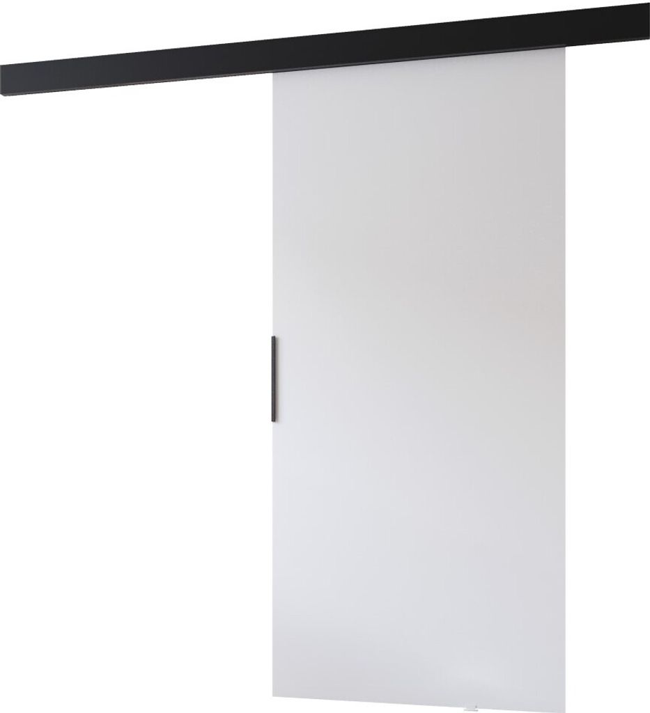 MINIO go for it, Schiebetür "PRIM A", Zimmertür, 86cm, Weiße / Schwarze Farbe