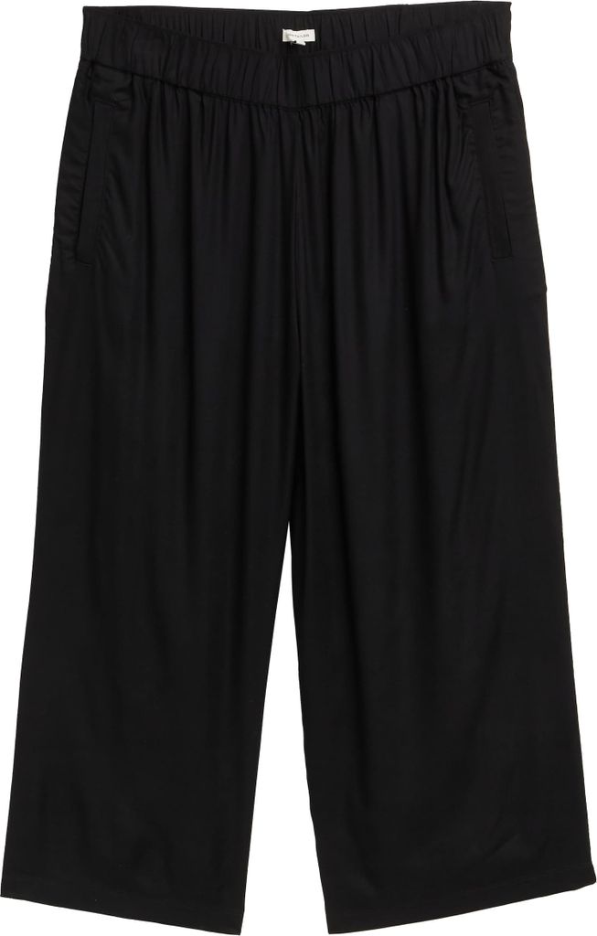Tom Tailor Culotte Hose Plus Size aus fließender Viskose mit elastischem Bund