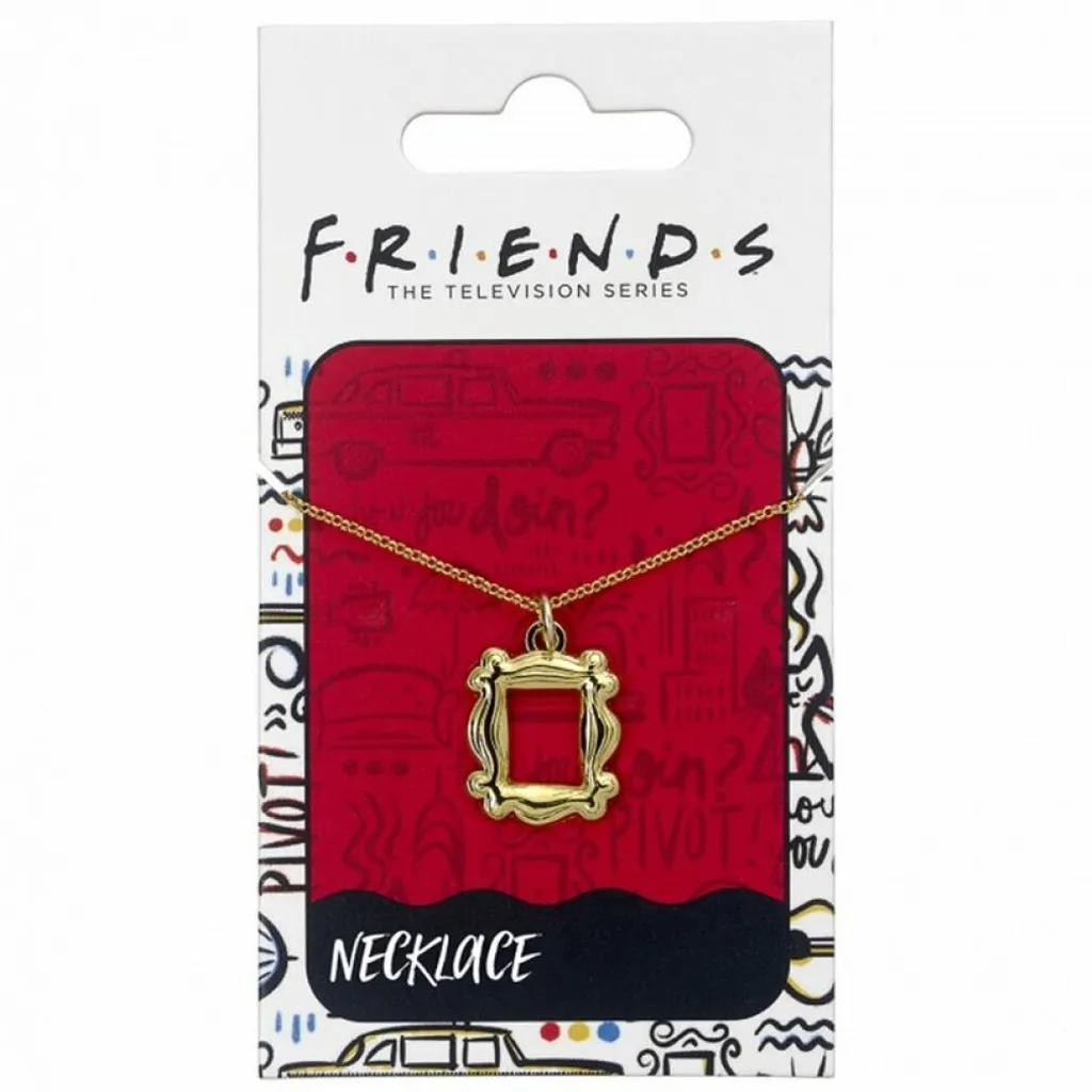 Collana Friends Frame Placcata Oro: Il Regalo Iconico per Fan