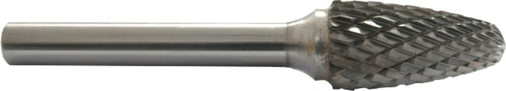 Frässtift RBF (SF), Form F, Rundbogen, Größen:Ø 10 / Arbeitslänge = 19