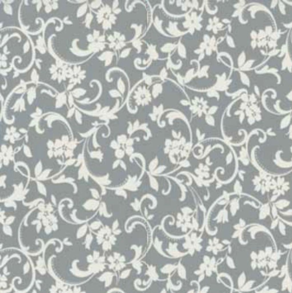 Klebefolie - Möbelfolie Ranken grau weiss - 45 cm x 200 cm Produktbild 