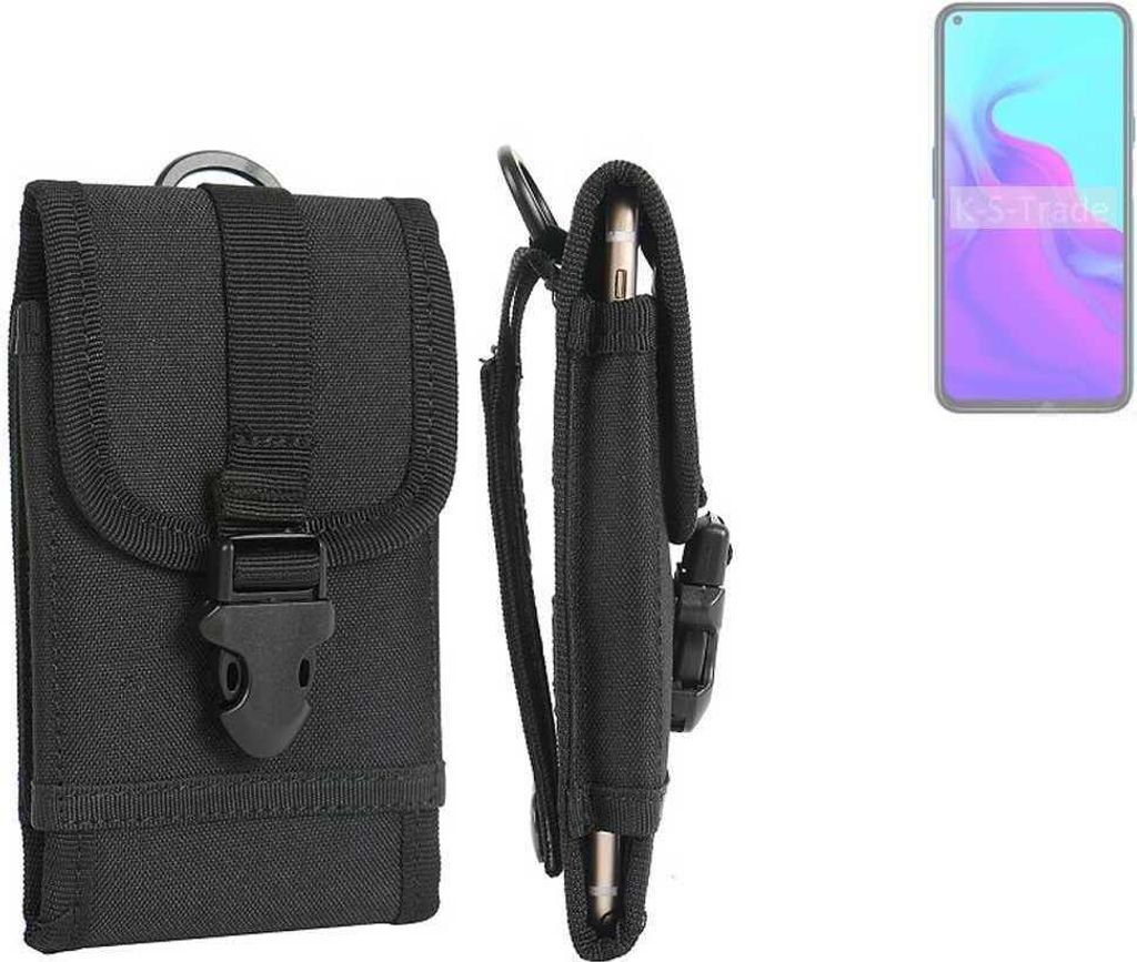 K-S-Trade Holster Handy Hülle kompatibel mit Cubot X30 P Holster Handytasche Gürtel Tasche Schutz Hülle Robust Outdoor schwarz