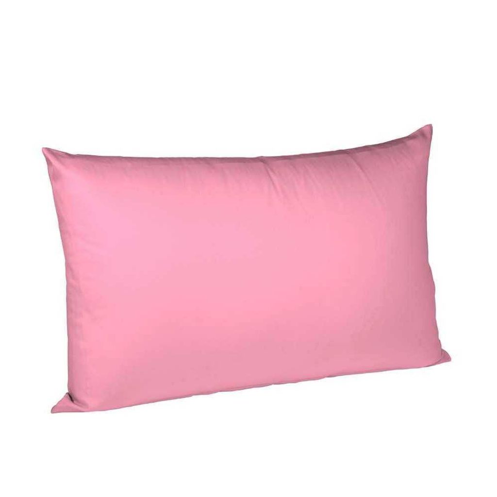 Fleuresse Mako-Satin-Kissenbezug uni colours pink 4070