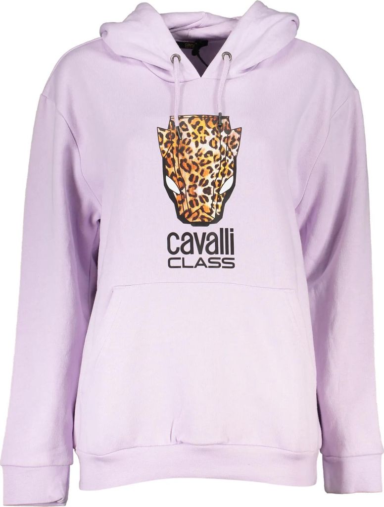 Cavalli Class Damen SWEATSHIRT Violett QXT66YCF062_VI03500 : Größe - 2XL Größe: 2XL