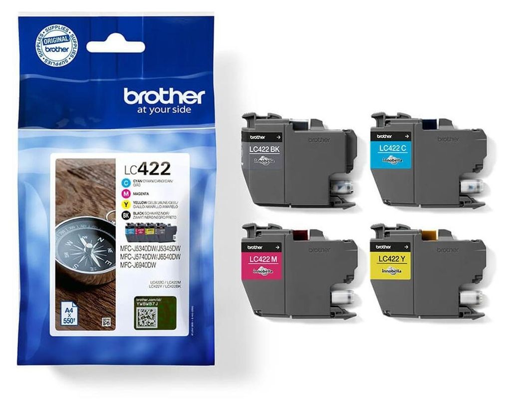 Brother LC-422VAL Value Pack inkoustové kazety pro tiskárny Obrázek produktu 