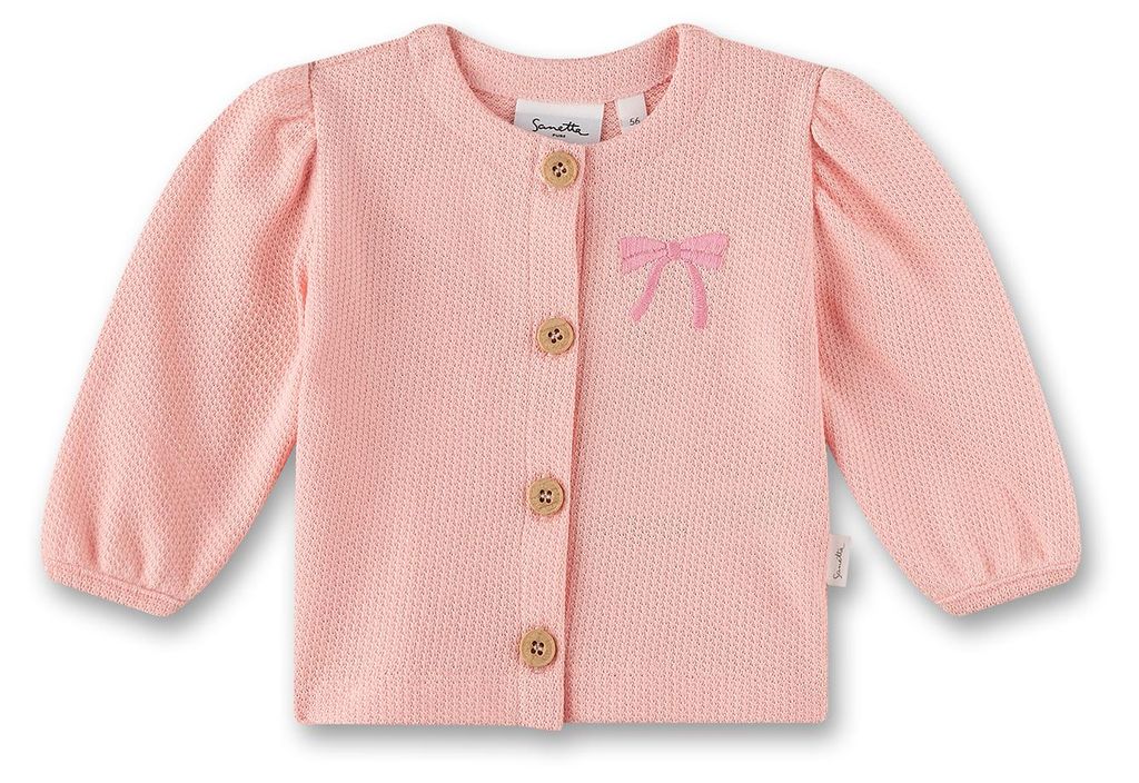Sanetta Pure Mädchen-Sweatjacke rosa 68