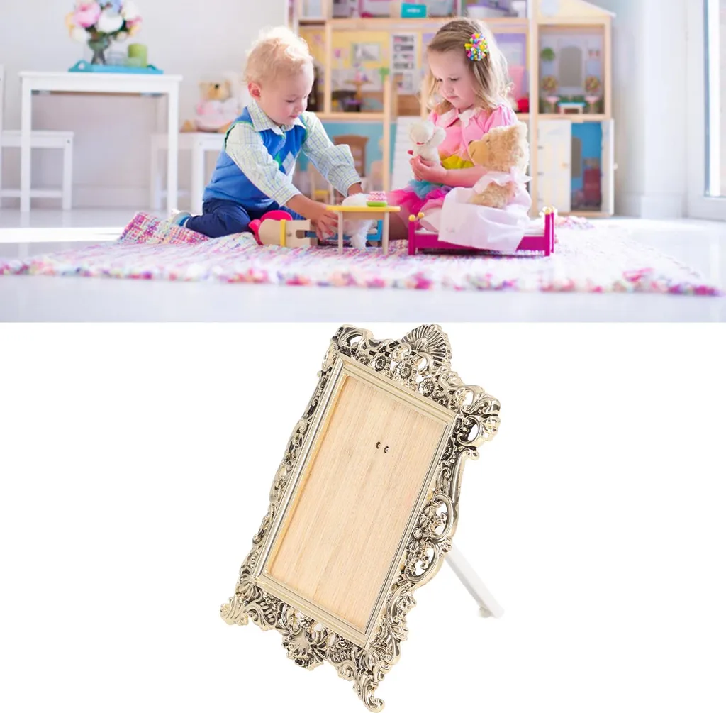 Cornice Miniatura 1:12 Stile Antico Europeo per Accessori Casa Bambole