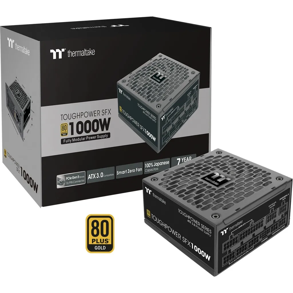 Alimentation PC SFX 1000W Thermaltake Toughpower Gold Modulaire