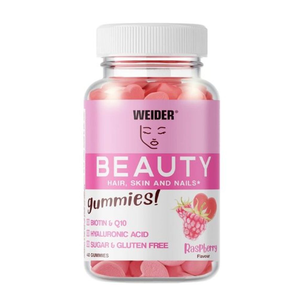 Weider Beauty Gummies (40) Raspberry - Vitamine, Mineralien & Gesundheit - Vitamine & Mineralien-Komplex