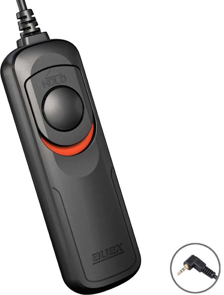 Kabel Fernauslöser AX-10 zB Pentax 645D K-50 K-30 K20D K-7 K-M MZ6 K200D Olympus OM-D E-M1 Mark II handlich keine Batterien